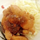 梅酒の梅で！鶏むね肉の照り焼き